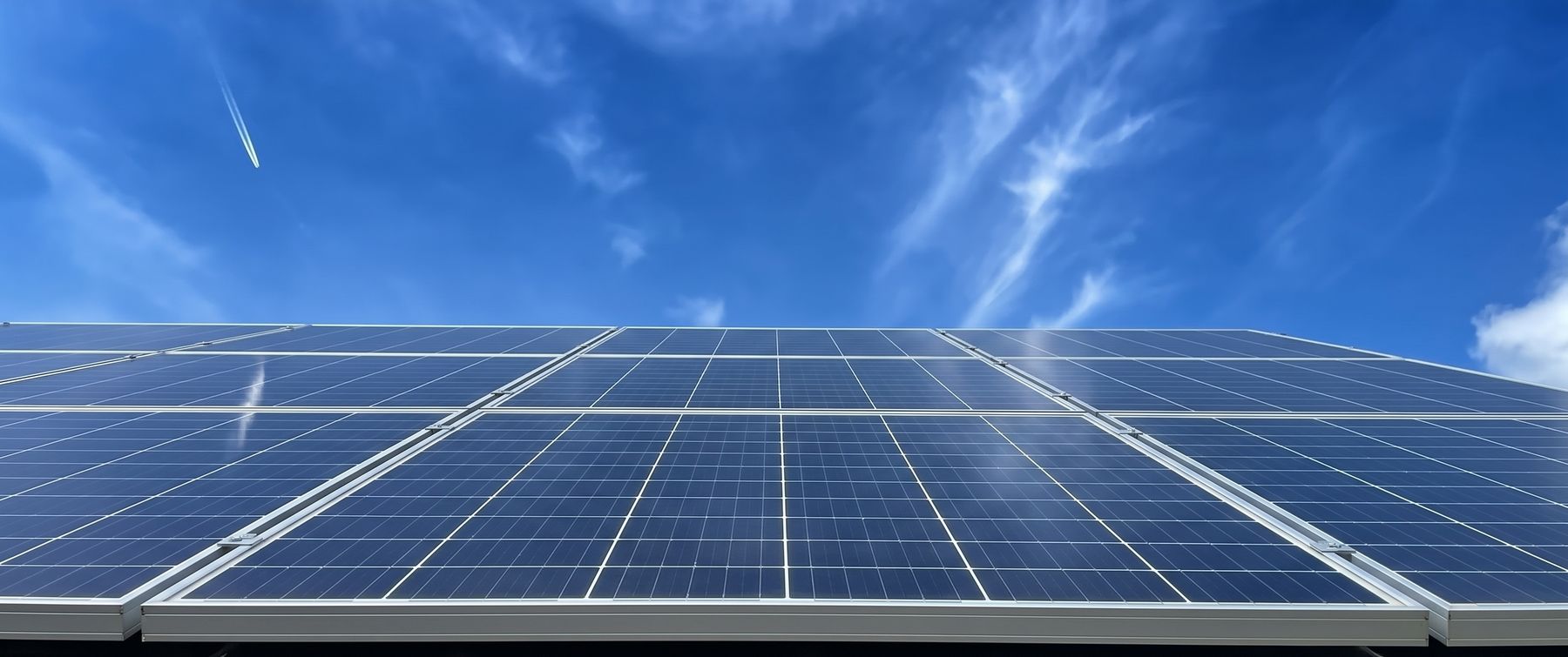Solarmodule nach der Reinigung